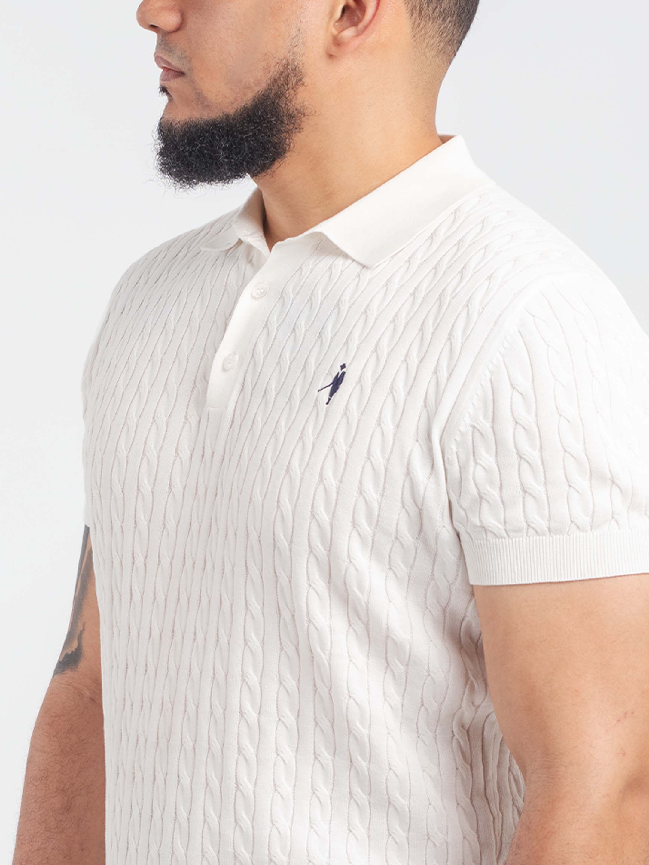 Brook Polo - White