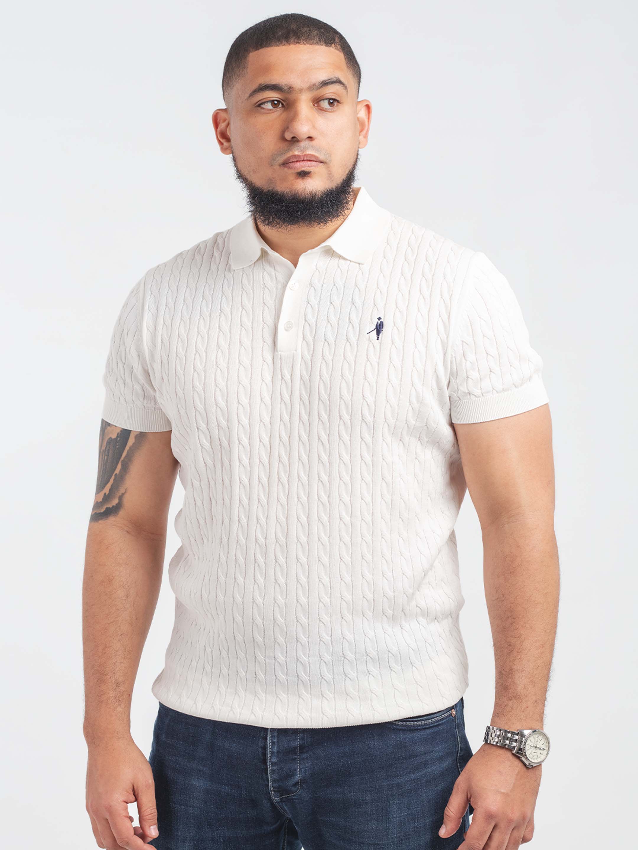 Brook Polo - White